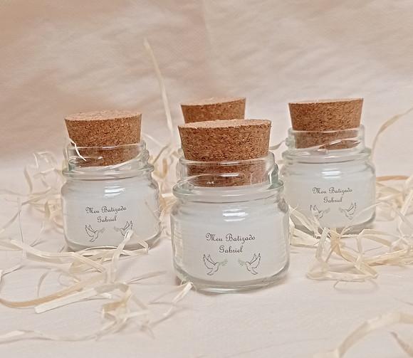 Mini Vela Perfumada Batizado