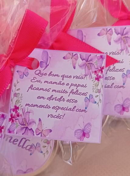 Vela Latinha Chá de Bebê Menina