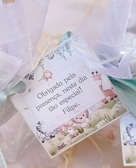 Lembrança Aniversário Safári