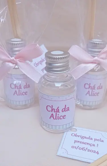 Lembrança Aromatizador Chá de Bebê