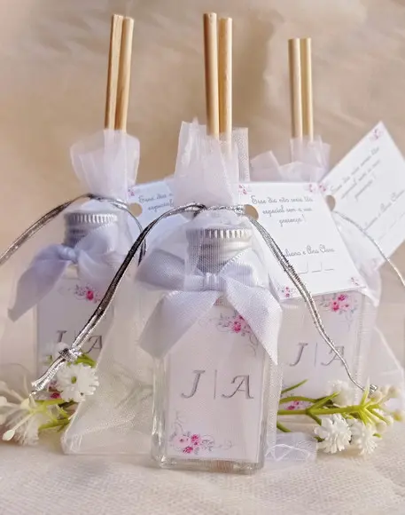 Lembrança Aromatizador Casamento Floral