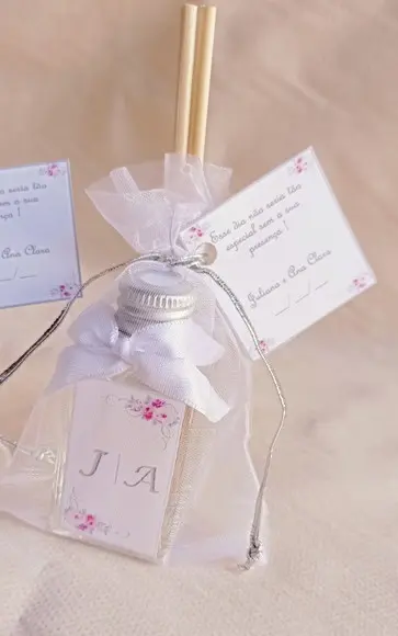 Lembrança Aromatizador Casamento Floral