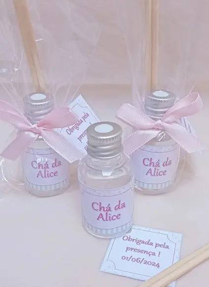 Lembrança Aromatizador Chá de Bebê