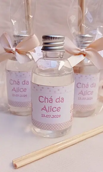 Lembrança Aromatizador Chá de Bebê Princesa