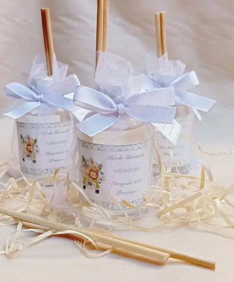 Lembrancinha Aromatizador Chá de Bebê Safári