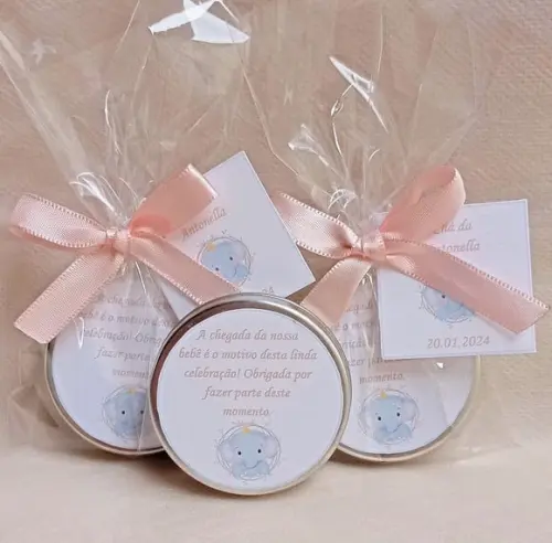 Lembrancinha Vela Latinha Perfumada
