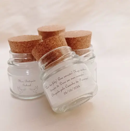 Mini Vela Perfumada Batizado