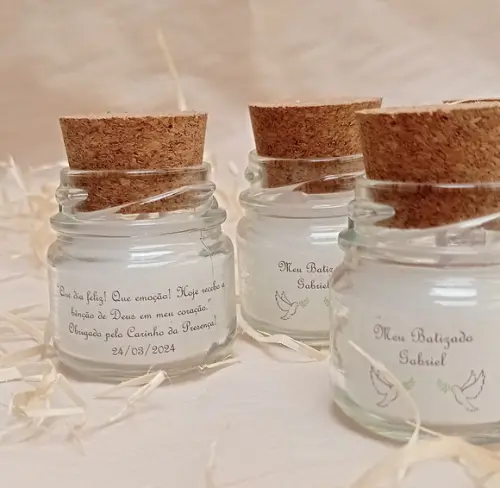 Mini Vela Perfumada Batizado