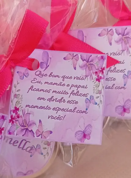 Vela Latinha Chá de Bebê Menina