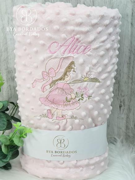 Cobertor Bebê Personalizado Menina