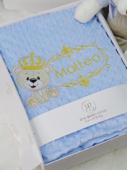 Cobertor Personalizado Ursinho Príncipe