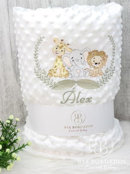 Cobertor Sherpa de Bebê Personalizado