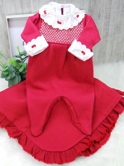 Conjunto Saída Maternidade Cerejinha