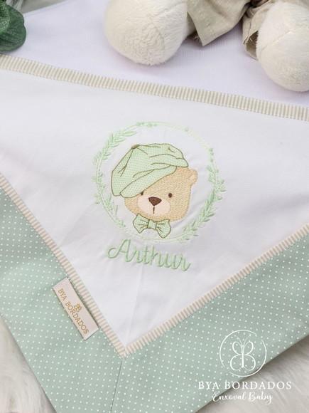 Cueiro Bebê Personalizado Ursinho