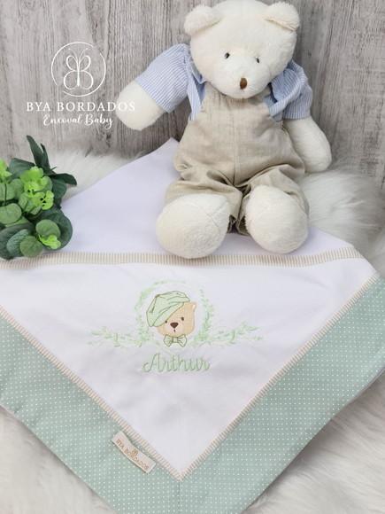 Cueiro Bebê Personalizado Ursinho