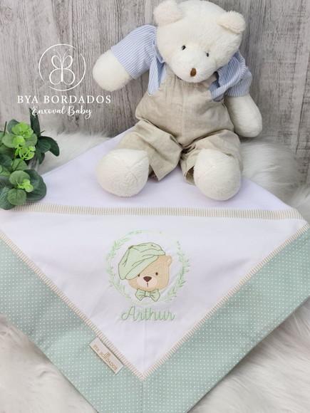 Cueiro Bebê Personalizado Ursinho