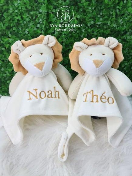 Dupla Naninha Leãozinho Personalizada