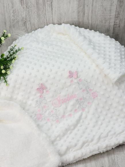 Enxoval Bebê Menina Flores e Borboleta 3d