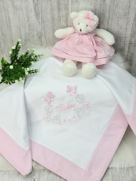 Enxoval Bebê Menina Flores e Borboleta 3d