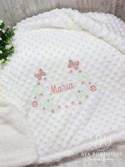 Enxoval Bebê Personalizado Flores e Borboletas