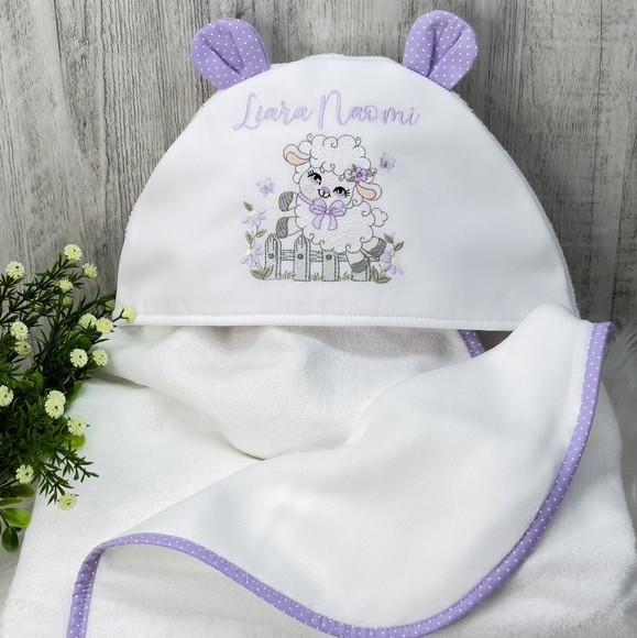 Enxoval Bebê Personalizado Bordado Ovelhinha