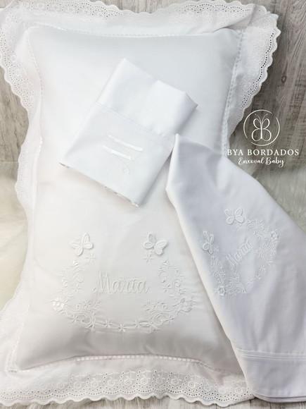 Enxoval Bebê Personalizado Flores e Borboletas
