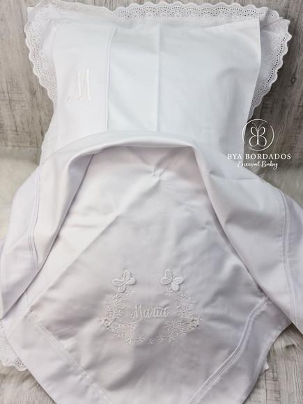 Enxoval Bebê Personalizado Flores e Borboletas