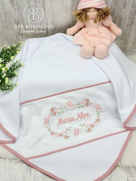 Enxoval Maternidade Personalizado Flores e Borboletas
