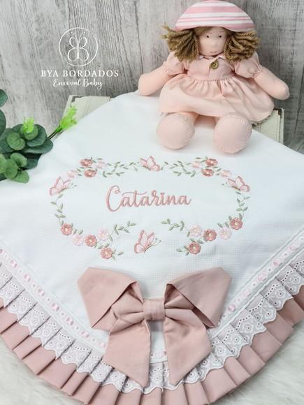 Enxoval Maternidade Personalizado Flores e Borboletas