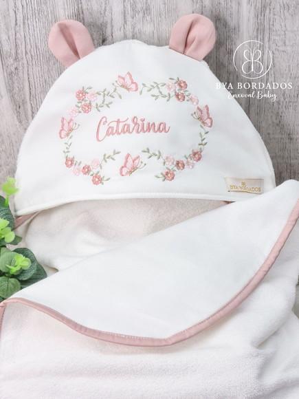 Enxoval Maternidade Personalizado Flores e Borboletas