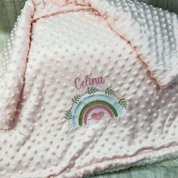Kit Cobertor Bebê e Naninha Personalizados