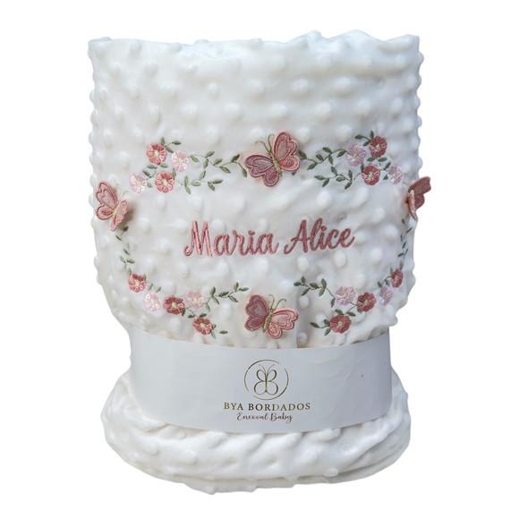 Kit Cobertor Bebê e Naninha Personalizados