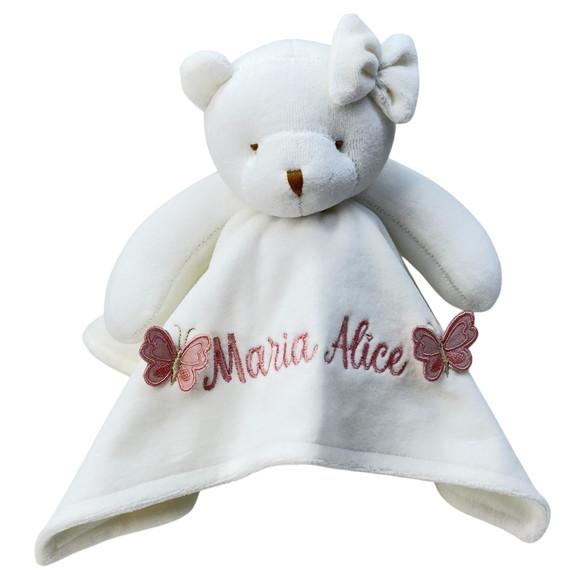 Kit Cobertor Bebê e Naninha Personalizados