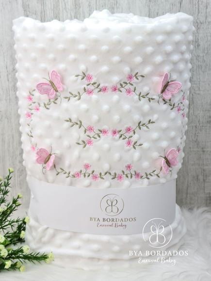 Kit Cobertor Bebê e Naninha Personalizados