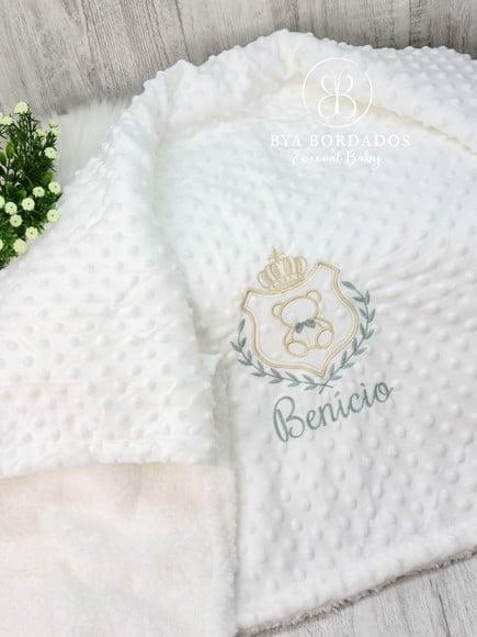 Kit Cobertor Bebê e Naninha Personalizados