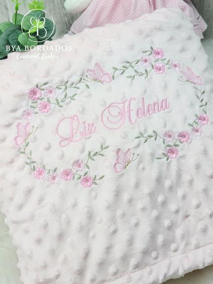 Kit Cobertor Bebê e Naninha Personalizados