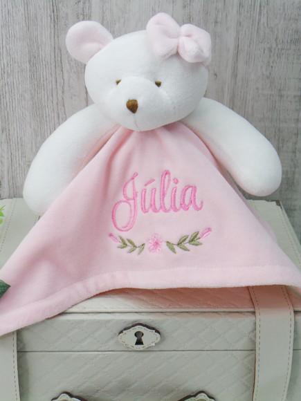 Kit Cobertor Bebê e Naninha Personalizados