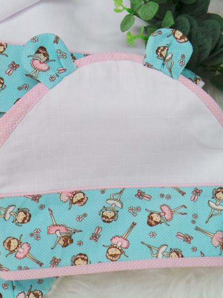Kit Enxoval Bebê Bailarinas Incluso Nome do Bebê