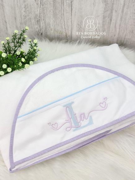 Kit Enxoval Bebe Bordado Nome Sobreposto