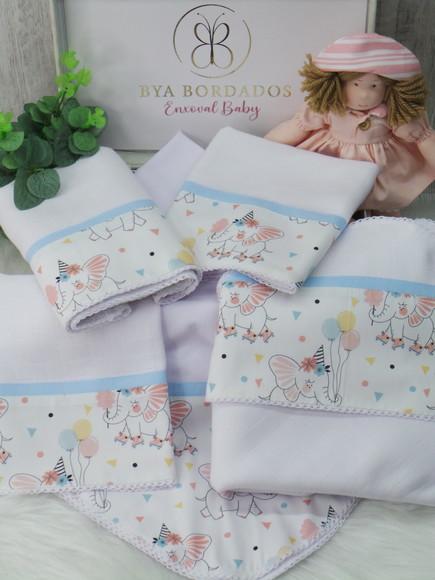 Kit Enxoval Bebê Elefantinha