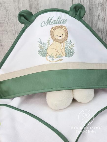 Kit Enxoval Bebê Maternidade Personalizado Safari