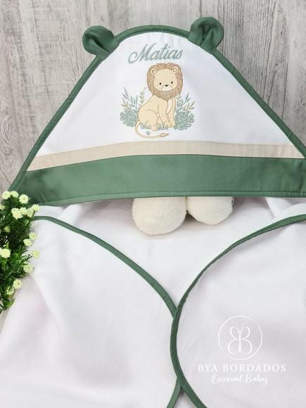 Kit Enxoval Bebê Maternidade Personalizado Safari