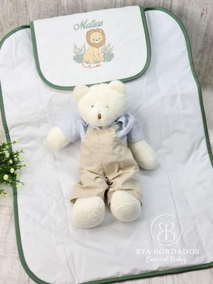 Kit Enxoval Bebê Maternidade Personalizado Safari