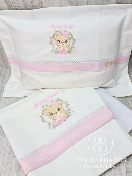 Kit Enxoval Bebê Maternidade Safari Menina