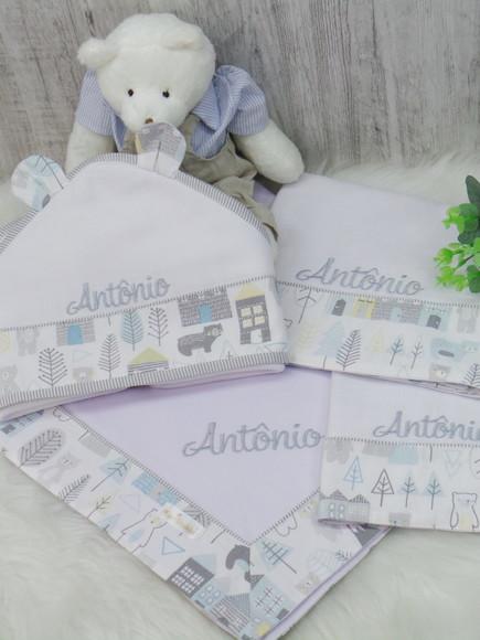 Kit Enxoval Bebê Nórdico Personalizado