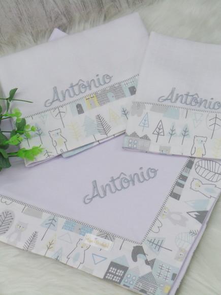 Kit Enxoval Bebê Nórdico Personalizado