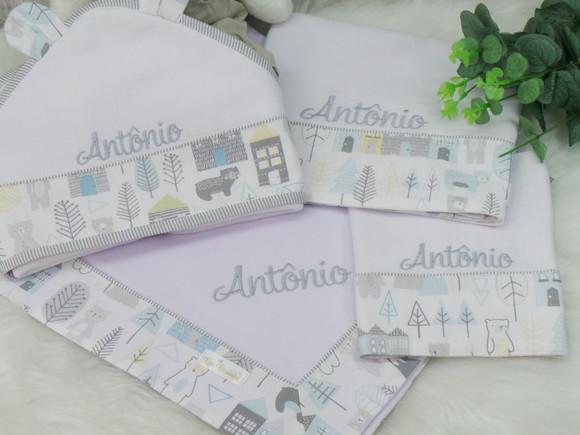 Kit Enxoval Bebê Nórdico Personalizado