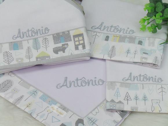 Kit Enxoval Bebê Nórdico Personalizado