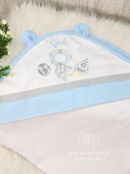Kit Enxoval Bebê Personalizado Astronauta