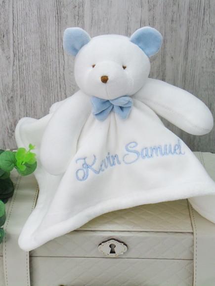 Kit Enxoval Bebê Personalizado Bordado Urso Aviador